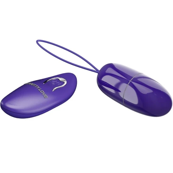 Ou vibratoare mini cu telecomandă, violet, ABS
