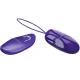 Ou vibratoare mini cu telecomandă, violet, ABS