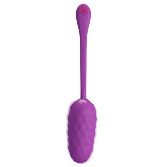 Vibrator Ou, reîncărcabil, textură marină, mov