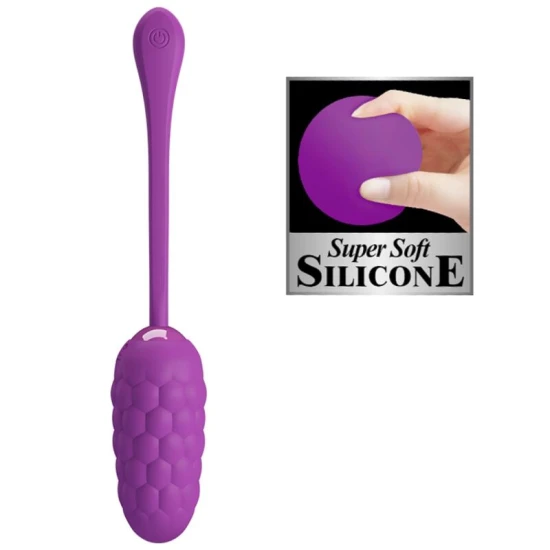 Vibrator Ou, reîncărcabil, textură marină, mov