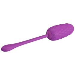 Vibrator Ou, reîncărcabil, textură marină, mov