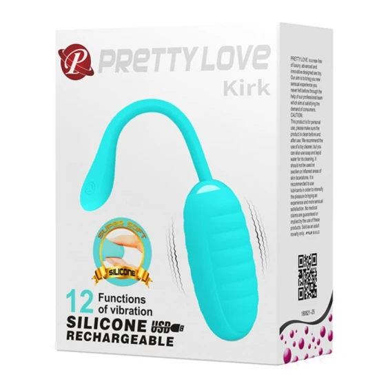 Vibrator Kirk Rechargeable, reîncărcabil, verde deschis