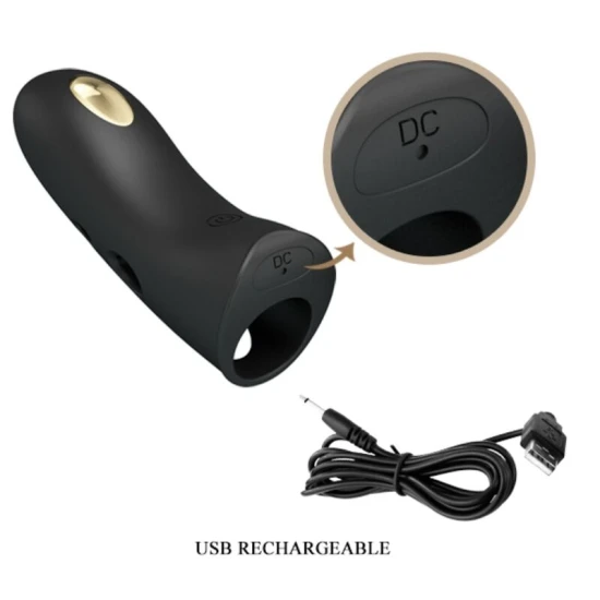 Electro-stimulator pentru deget, Model Marico, Negru