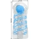 MASTURBATOR MIC, CU SPIRALE ALBASTRE