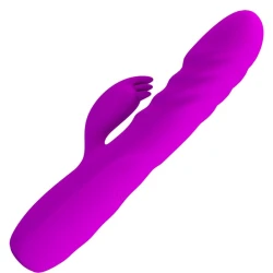 Vibrator Iepure Reîncărcabil, Violet