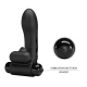 Manșon Vibrator pentru Deget - Stimulare Intensă, Negru, Mărime Unică.