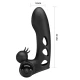 Manșon Vibrator pentru Deget - Stimulare Intensă, Negru, Mărime Unică.