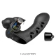 VIBRATOR PENTRU DEGET, IEPURE, Negru
