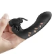 VIBRATOR PENTRU DEGET, IEPURE, Negru
