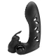 VIBRATOR PENTRU DEGET, IEPURE, Negru