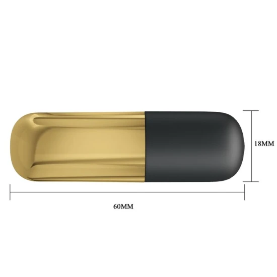 Vibrator tip bullet, auriu