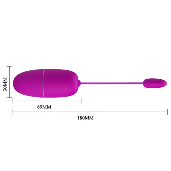 Vibrator Nymph, controlat prin aplicație, mov