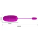 Vibrator Nymph, controlat prin aplicație, mov