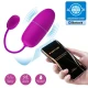 Vibrator Nymph, controlat prin aplicație, mov