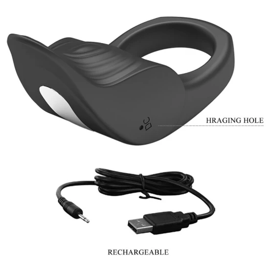 Inel vibrator penis, Negru