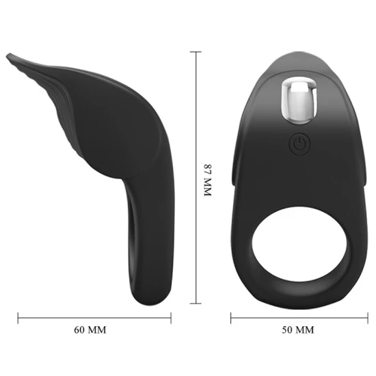 Inel vibrator penis, Negru