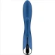Vibrator Spinning Rabbit 1 - Stimulare clitoridiană și G-spot, Albastru, Mărime medie.