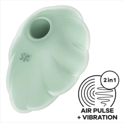 Vibrator Cloud Dancer - Air Pulse, Verde, Unic