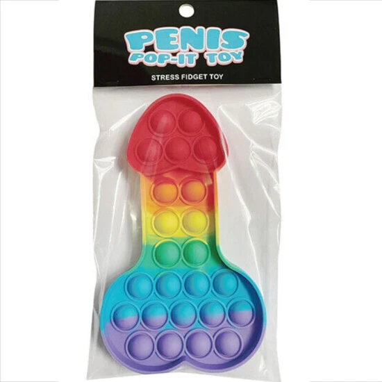 Jucărie Tip Pop-It Penis, Multicolor