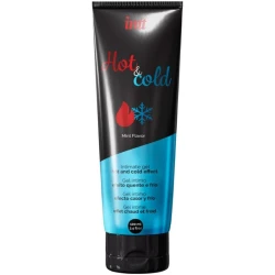 INTT - Lubrifiant intim pe bază de apă, cu efect rece și cald, aromă mentă