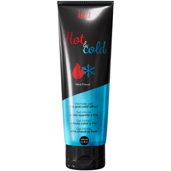 INTT - Lubrifiant intim pe bază de apă, cu efect rece și cald, aromă mentă