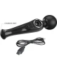 Skyler - Vibrator tip wand, Negru