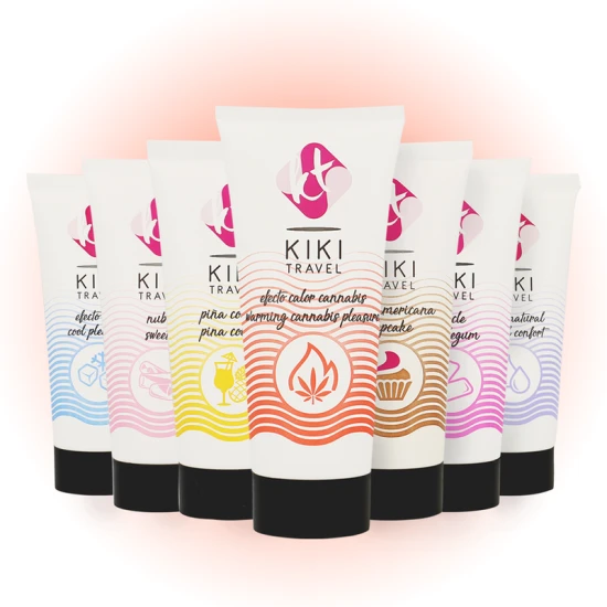 Lubrifiant cu efect hot KIKÍ TRAVEL - Cannabis, 50 ml