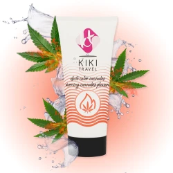Lubrifiant cu efect hot KIKÍ TRAVEL - Cannabis, 50 ml