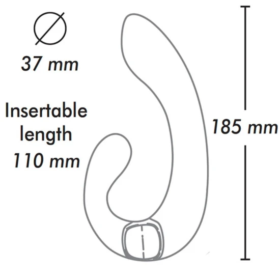 Masaj Intim MIYO - Ergonomic și Flexibil, Fuchsia, Unică