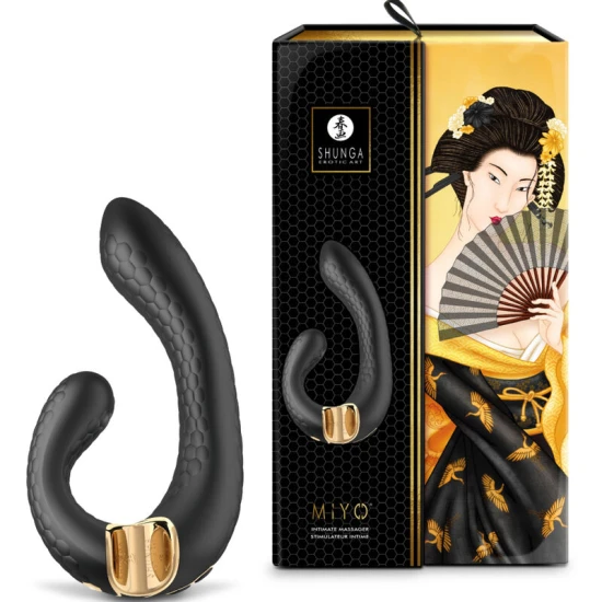 Masajer Intim MIYO - Ergonomic și Flexibil, Negru