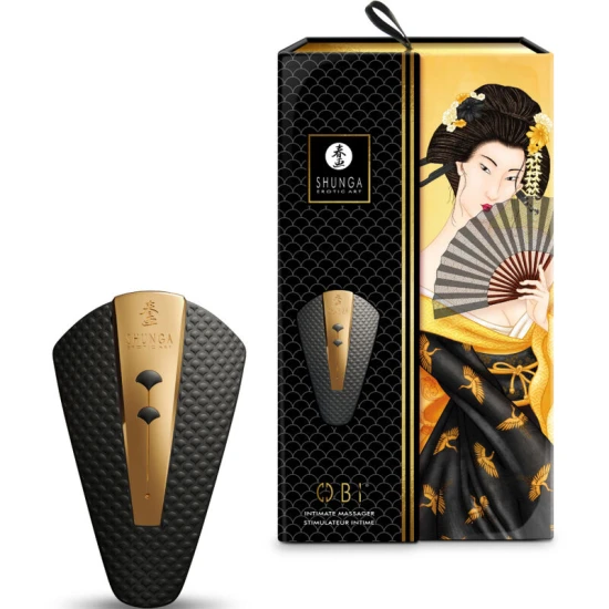 OBI Intimate Massager din silicon hipoalergenic, negru, Universal