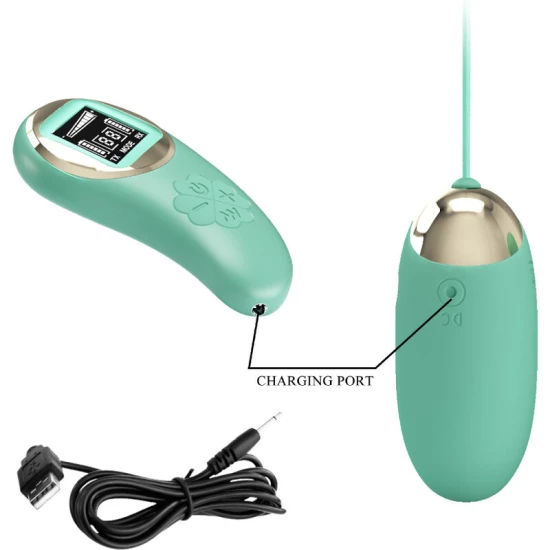 Ou vibrator cu telecomandă, Verde