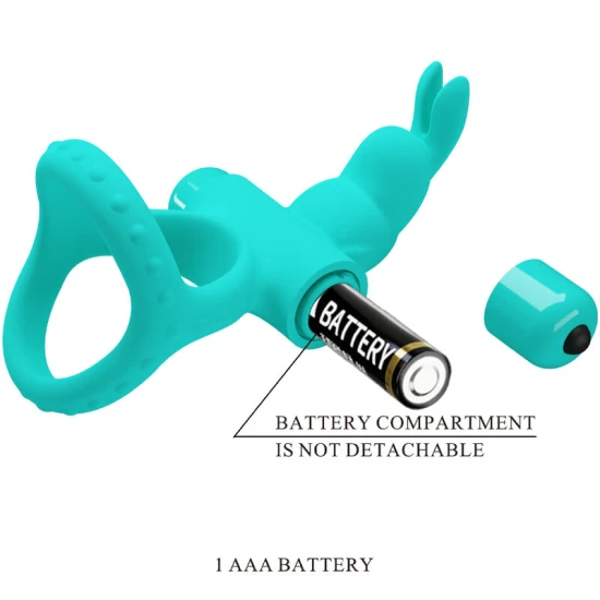Inel vibrator iepure, Verde