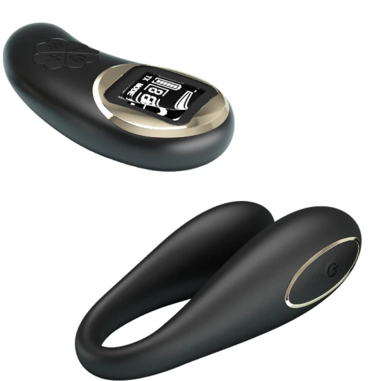 Vibrator Tip Double Pleasure, Negru