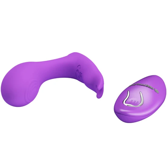 Vibrator Premium cu Telecomandă și Funcție de Pulsare - Violet