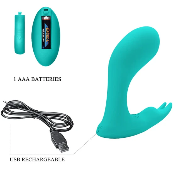 Masaj vibrator tip telecomandă, Albastru
