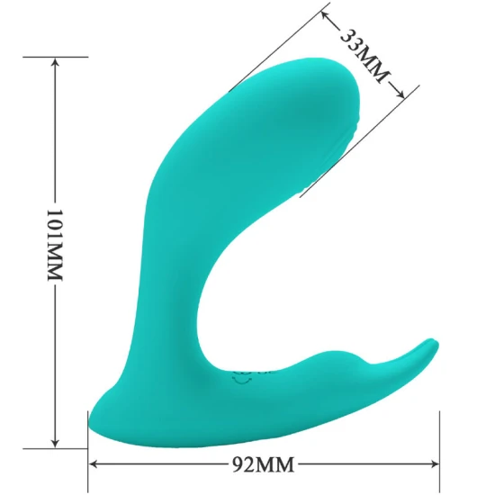 Masaj vibrator tip telecomandă, Albastru