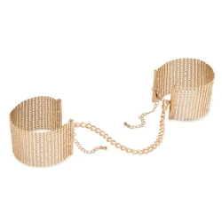 BIJOUX - Catuse metalice din plasa, auriu