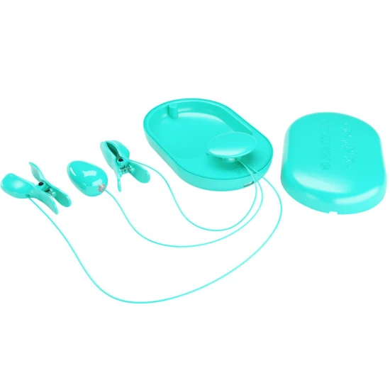 Set surpriză, pensete cu electrostimulare, albastru