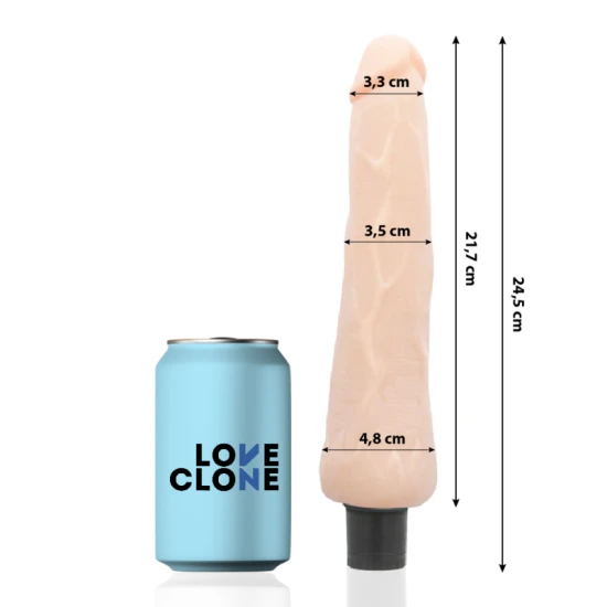 Vibrator auto-lubrifiant, 24,5 cm - Ø 3,5 cm
