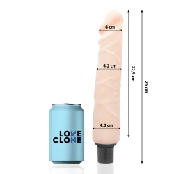 VIBRATOR REALIST AUTO-LUBRIFIANT 26 CM - Ø 4,2 CM