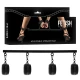 FETISH - Bară de separare bondage ajustabilă, 4 piese