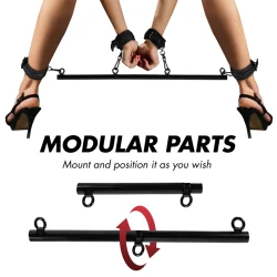 FETISH - Bară de separare bondage ajustabilă, 4 piese