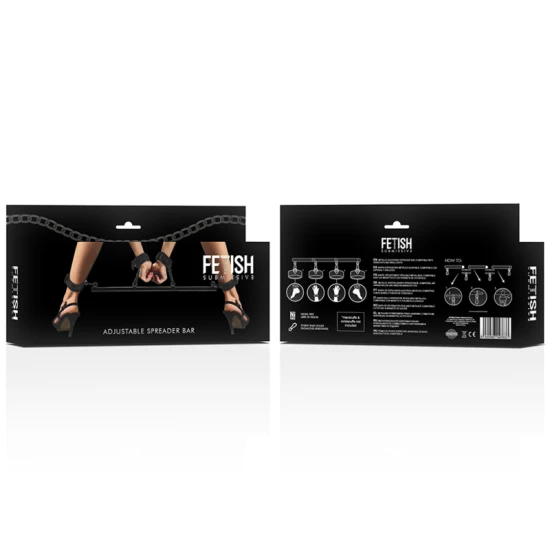 FETISH - Bară de separare bondage ajustabilă, 4 piese