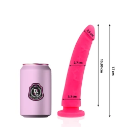 DELTA CLUB - Jucărie Tip Dildo, Roz, 17 cm - Ø 3 cm