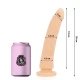 DELTA CLUB - Jucărie sexuală tip dildo, silicon medical, Natural, 20 cm - Ø 4 cm