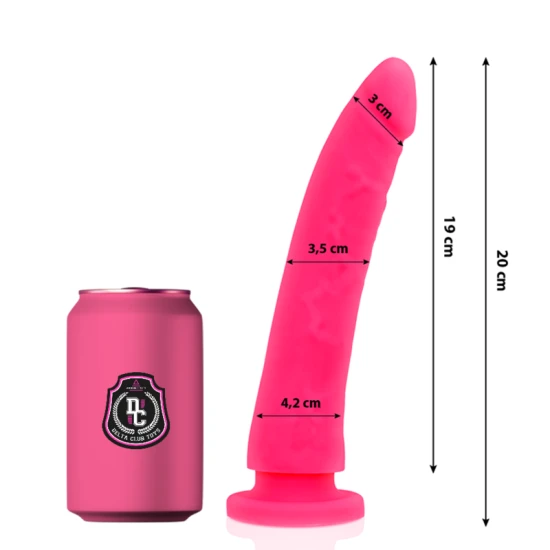 DELTA CLUB - DILDO Tip Produs Roz, 20 cm - 4 cm