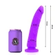 DELTA CLUB - Jucărie tip dildo, Lilac, 20 cm - Ø 4 cm