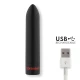 Berlin vibrator tip glonț, Negru, 9 moduri, 8.5 x 2 cm - control prin aplicație