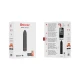 Berlin vibrator tip glonț, Negru, 9 moduri, 8.5 x 2 cm - control prin aplicație